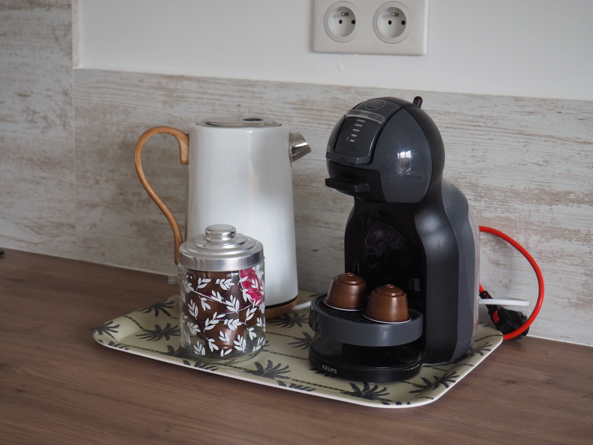 Machine à café disponible dans l'appartement